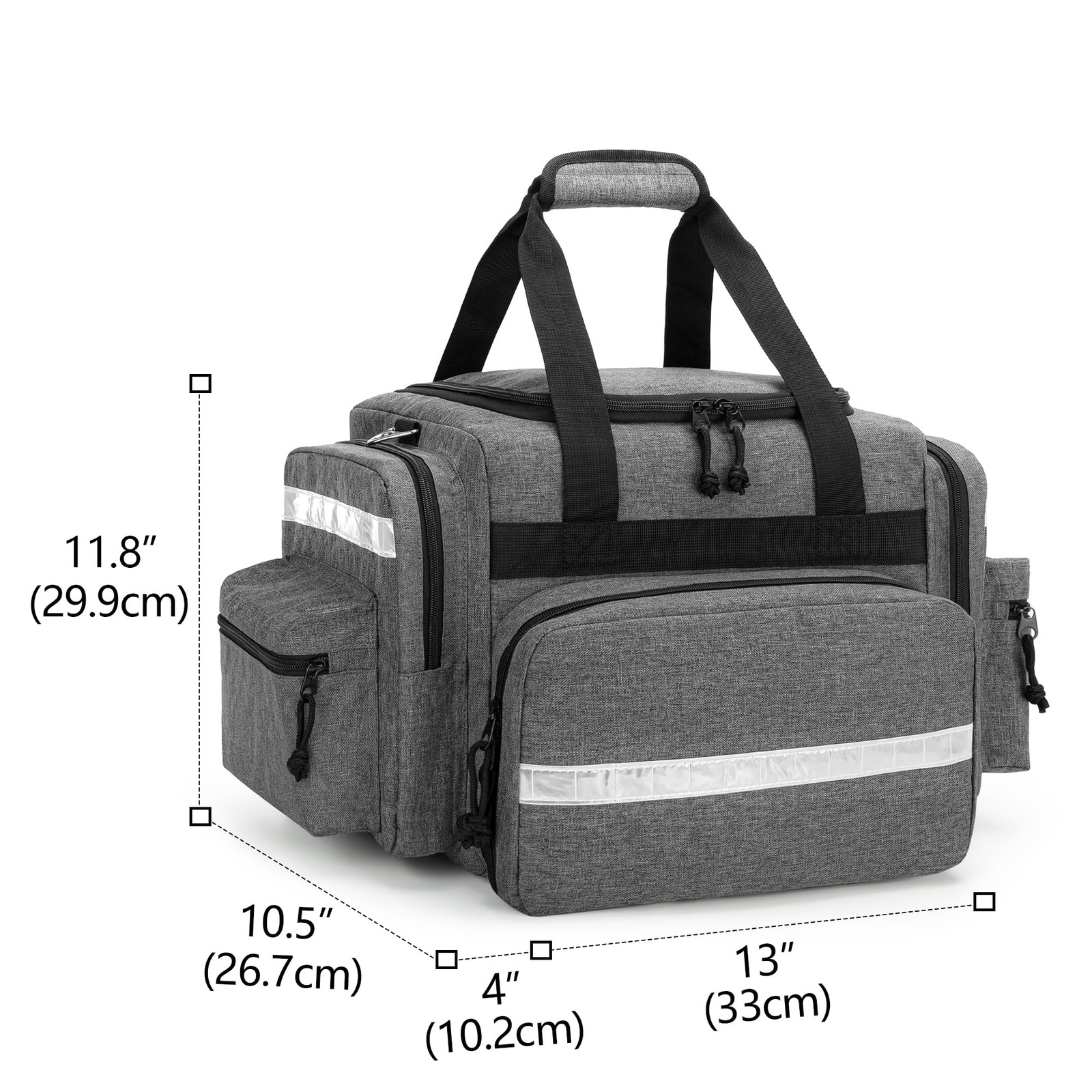 Damero Professional Medical Bag Empty, First Responder Trauma Bag with Detach…