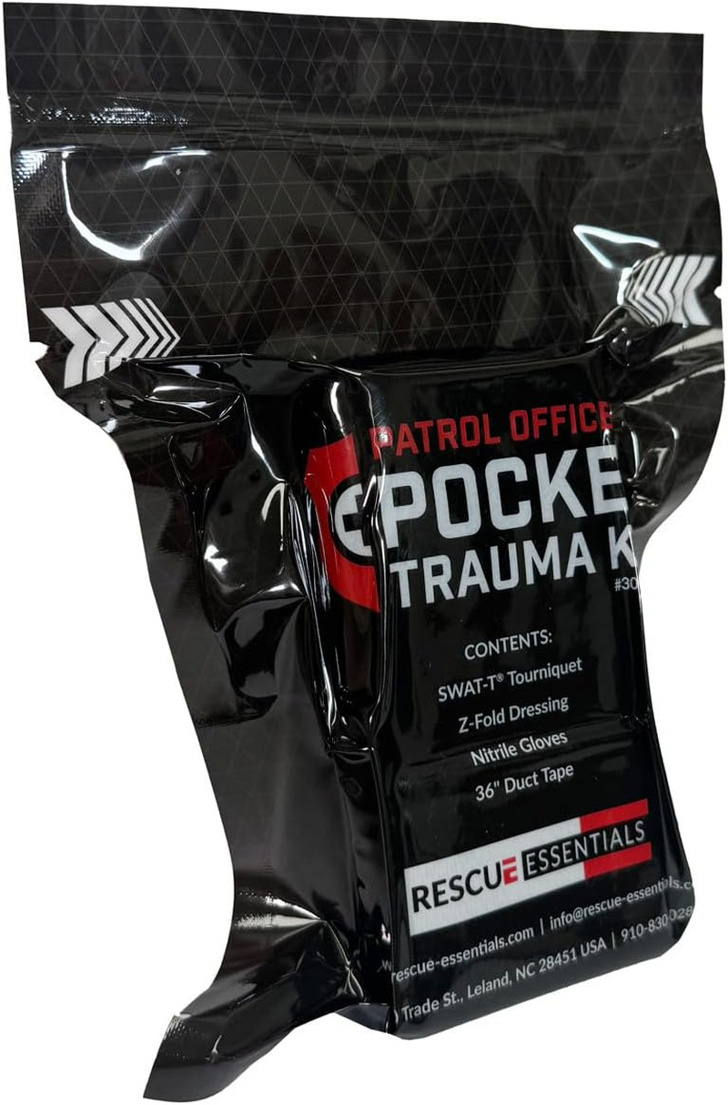 Pocket Trauma Kit – Compact Vacuum-Sealed IFAK with SWATT Tourniquet, Gauze, Glo