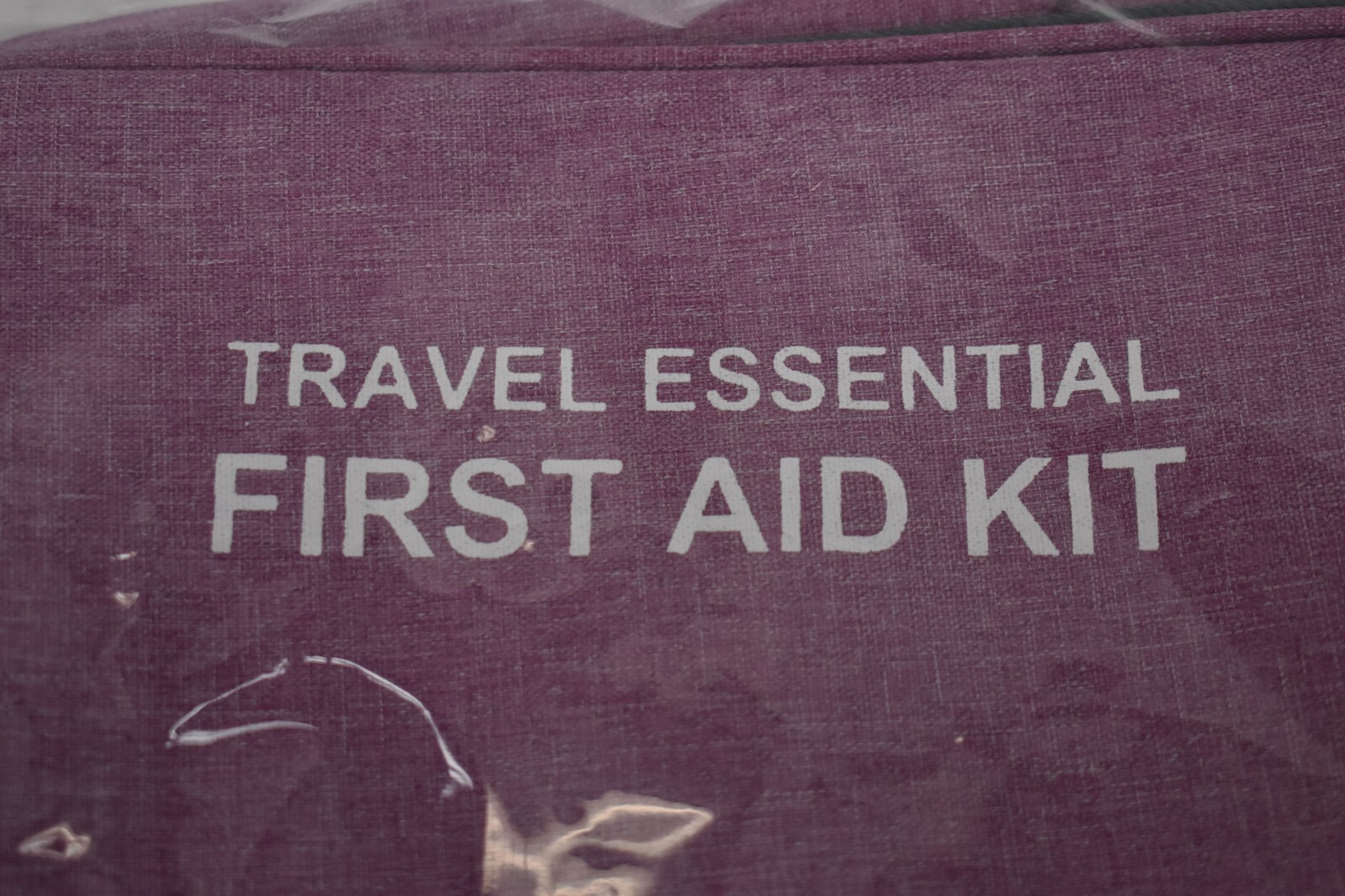 Lot of 2 Travel Essential First Aid Kit Bags Pink Storage Pouches Only Zip Close