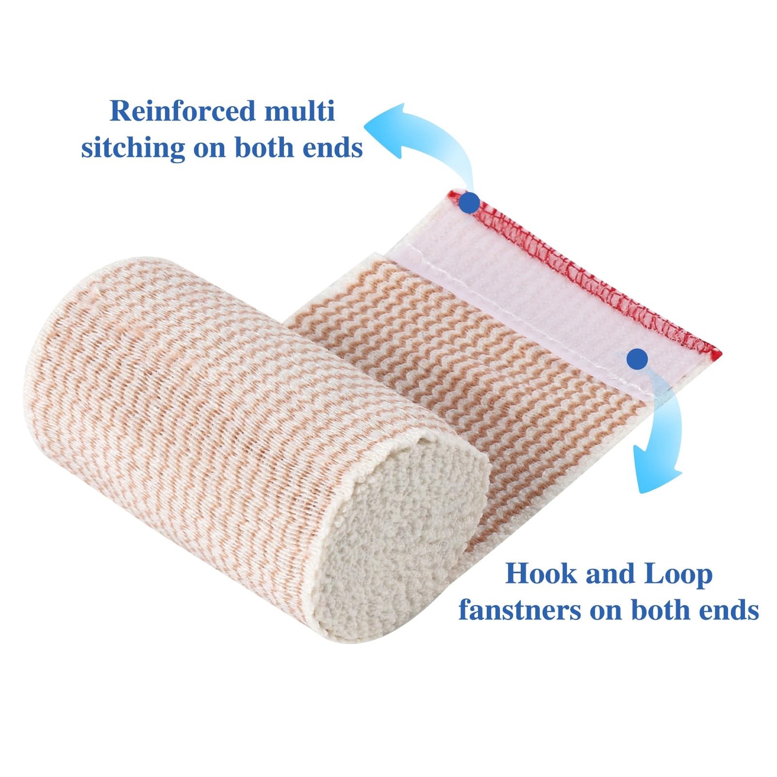 6 Pack Premium Elastic Bandage Wrap, Compression Wrap for Legs,…