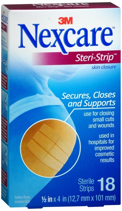 Nexcare Steri-Strip Wound Closures 0.5 X 4 In 18 EA