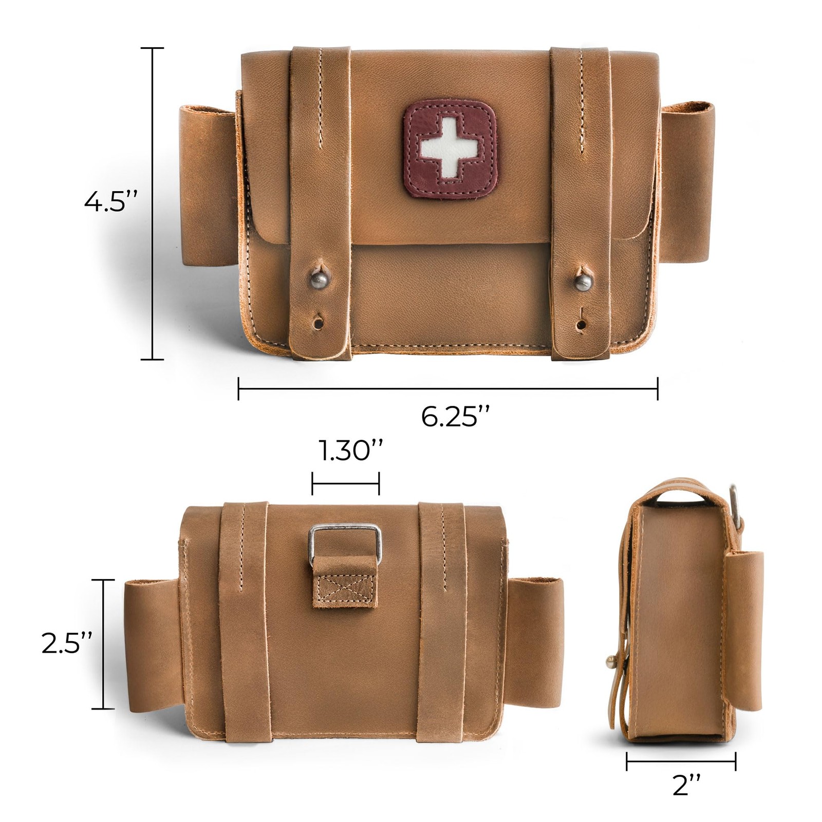 , Empty First Aid Bag, Mini Medical Storage Pouch, Rectangular Bag for Surviv…