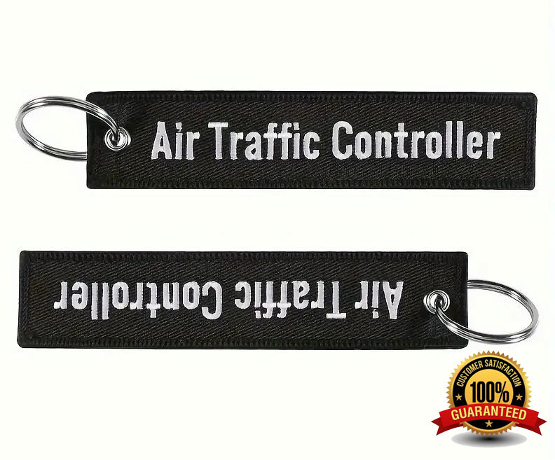 Controller EMBROIDERED 2 SIDED Baggage Tag_Keychain, Attache, Laptop, Luggage