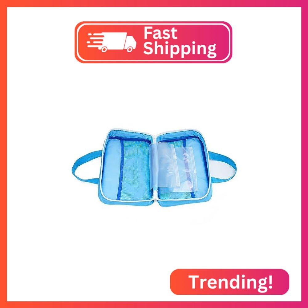 TOPASION Compact Empty First Aid Kit Bag Emergency Trauma Medical Pouch Travel M