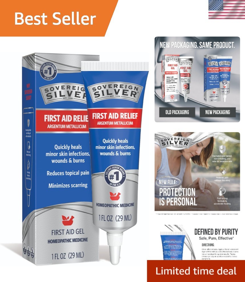 1 fl oz Argentum Gel – Trusted Wound Care for Sensitive Skin & Scarring Support
