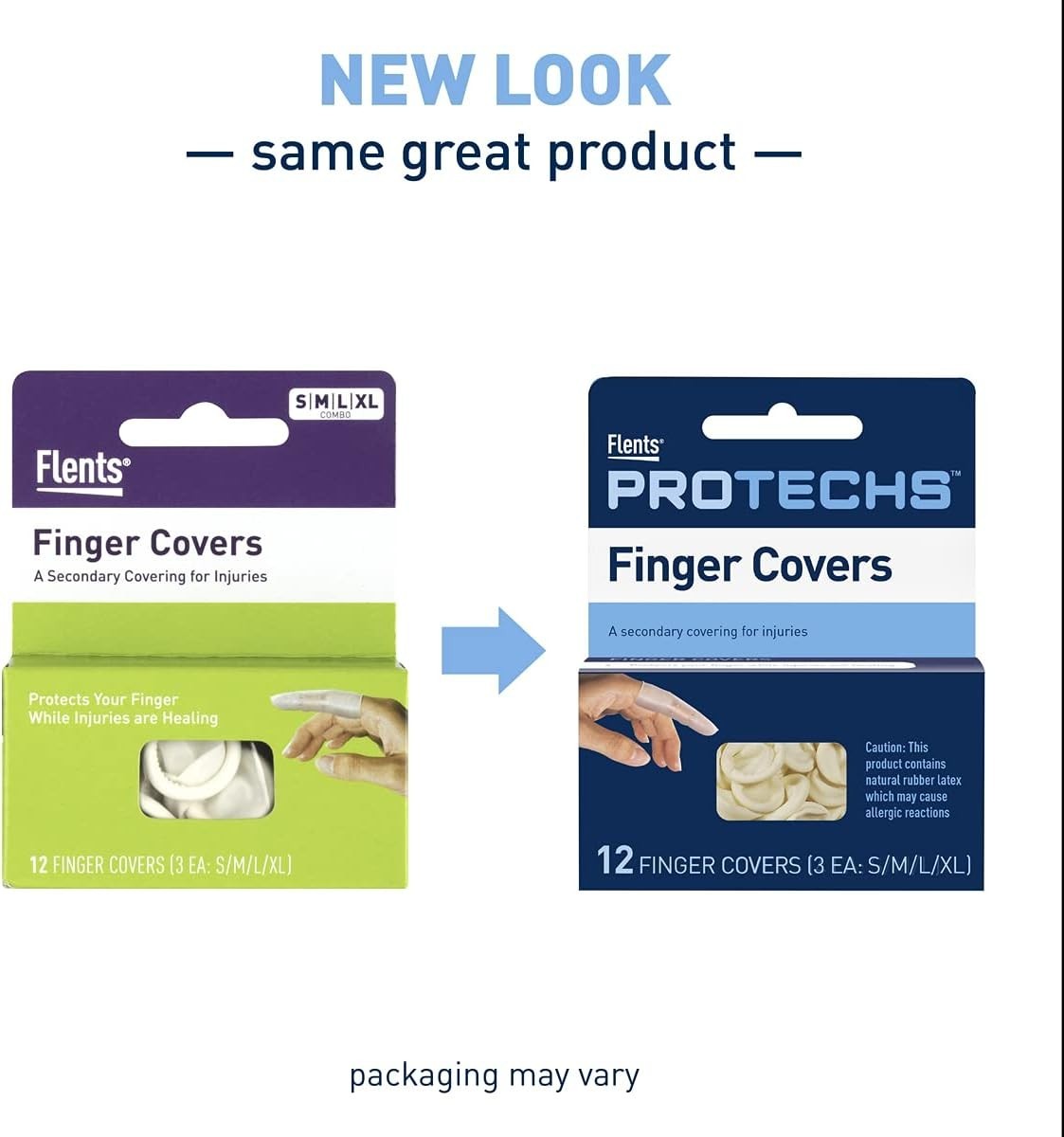 First Aid Finger Covers 12 Count Assorted Sizes Protects Healing Injuries