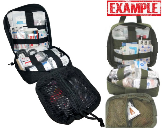 ELITE FIRST AID GP IFAK Kit LVL-2 FULLY-STOCKED Medic Trauma EMS Camp Hike Hunt