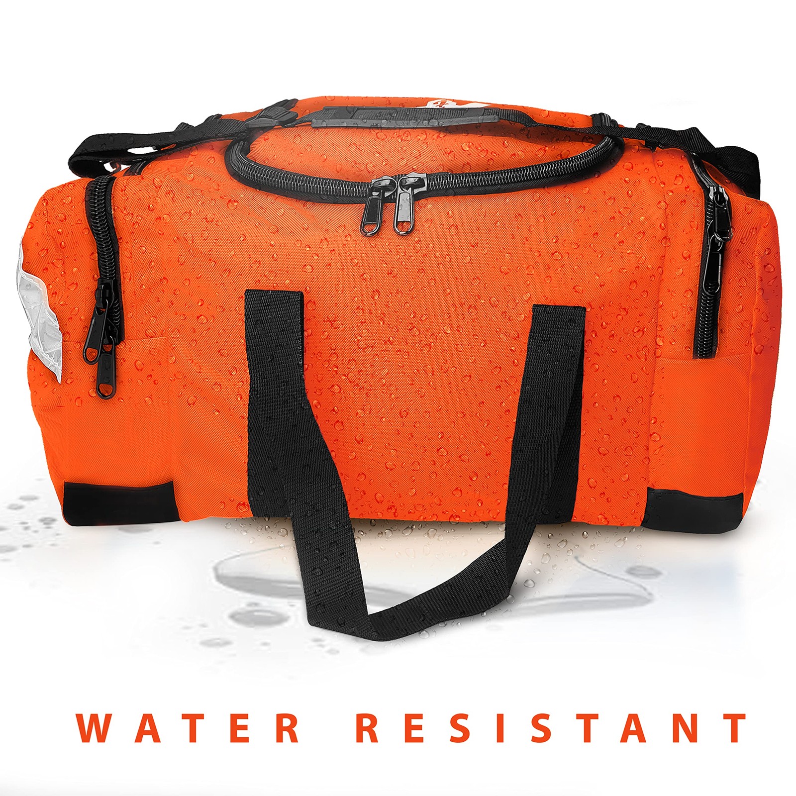 Large EMT First Responder Trauma Medical Bag 21x12x9 Inches Orange