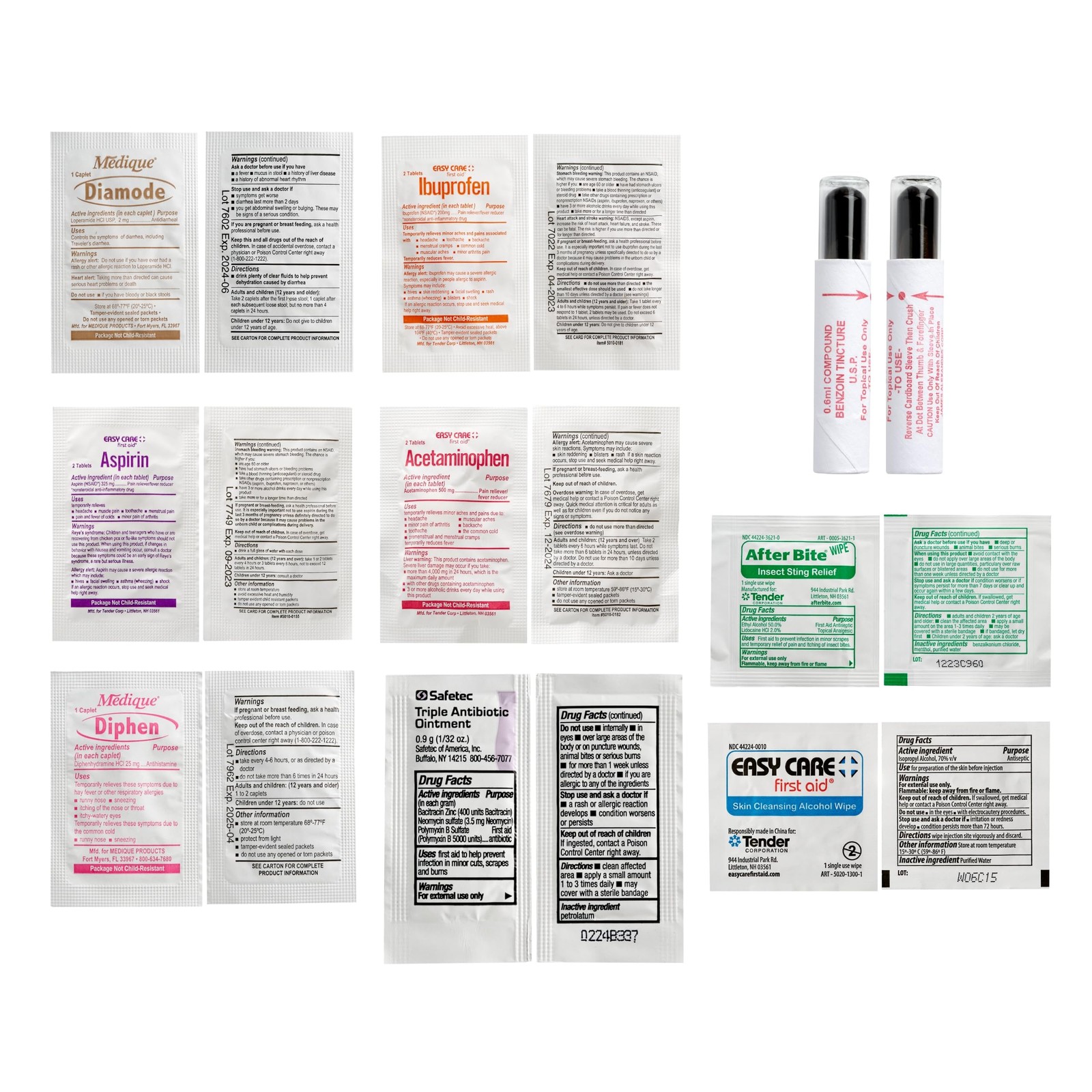 Medical Kit – Emergency First Aid for 7 People for 14 Days – Includes QuikClot