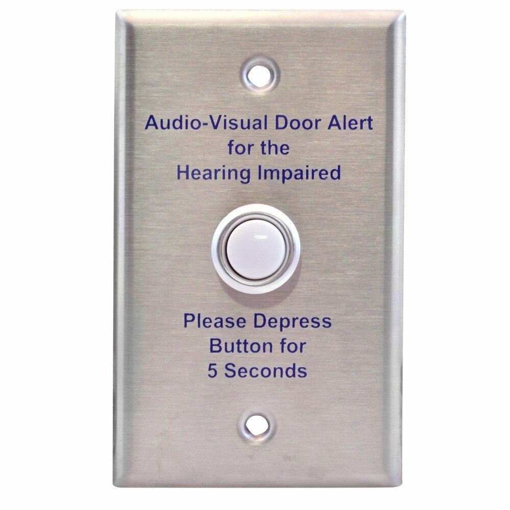 Hard Wired 24VAC Doorbell System with Loud Horn Flashing Strobe 7005-G5
