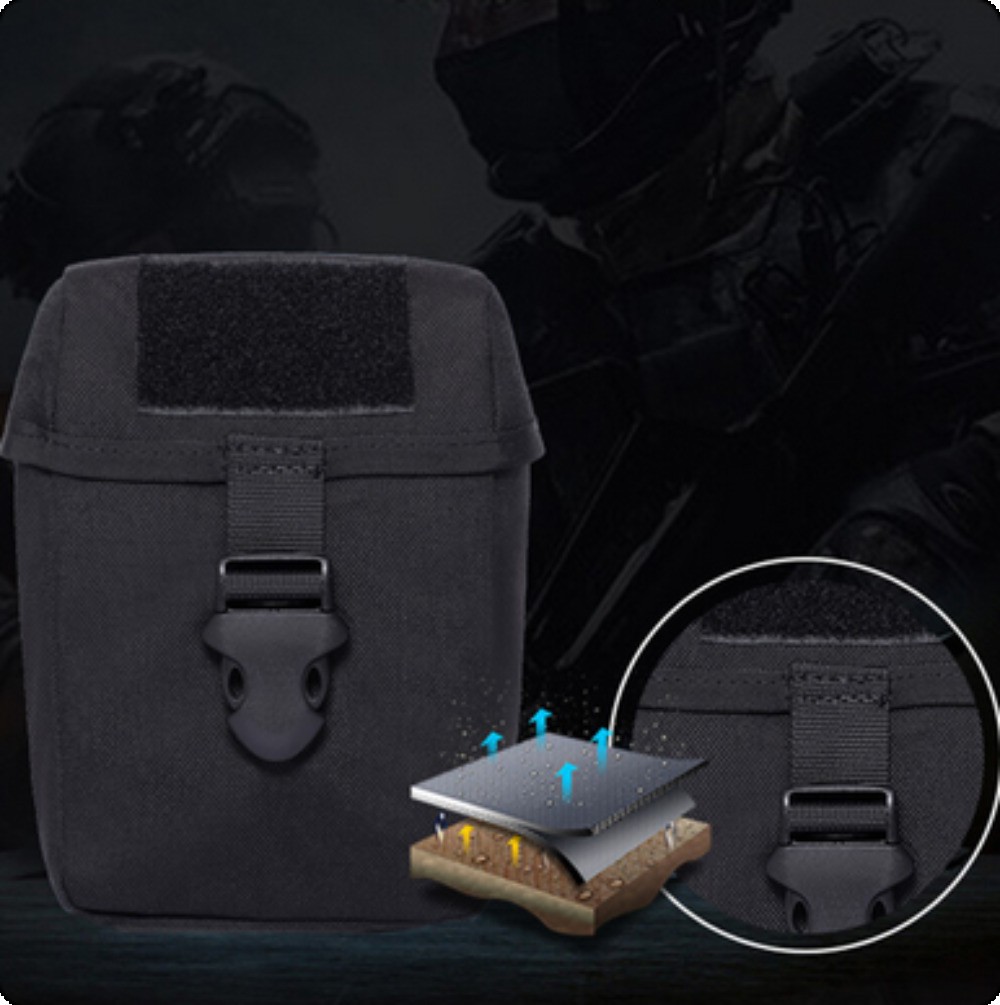 Multi-Purpose Compact Small Medical Bag Tactical Molle EDC Waist Utility Pouch