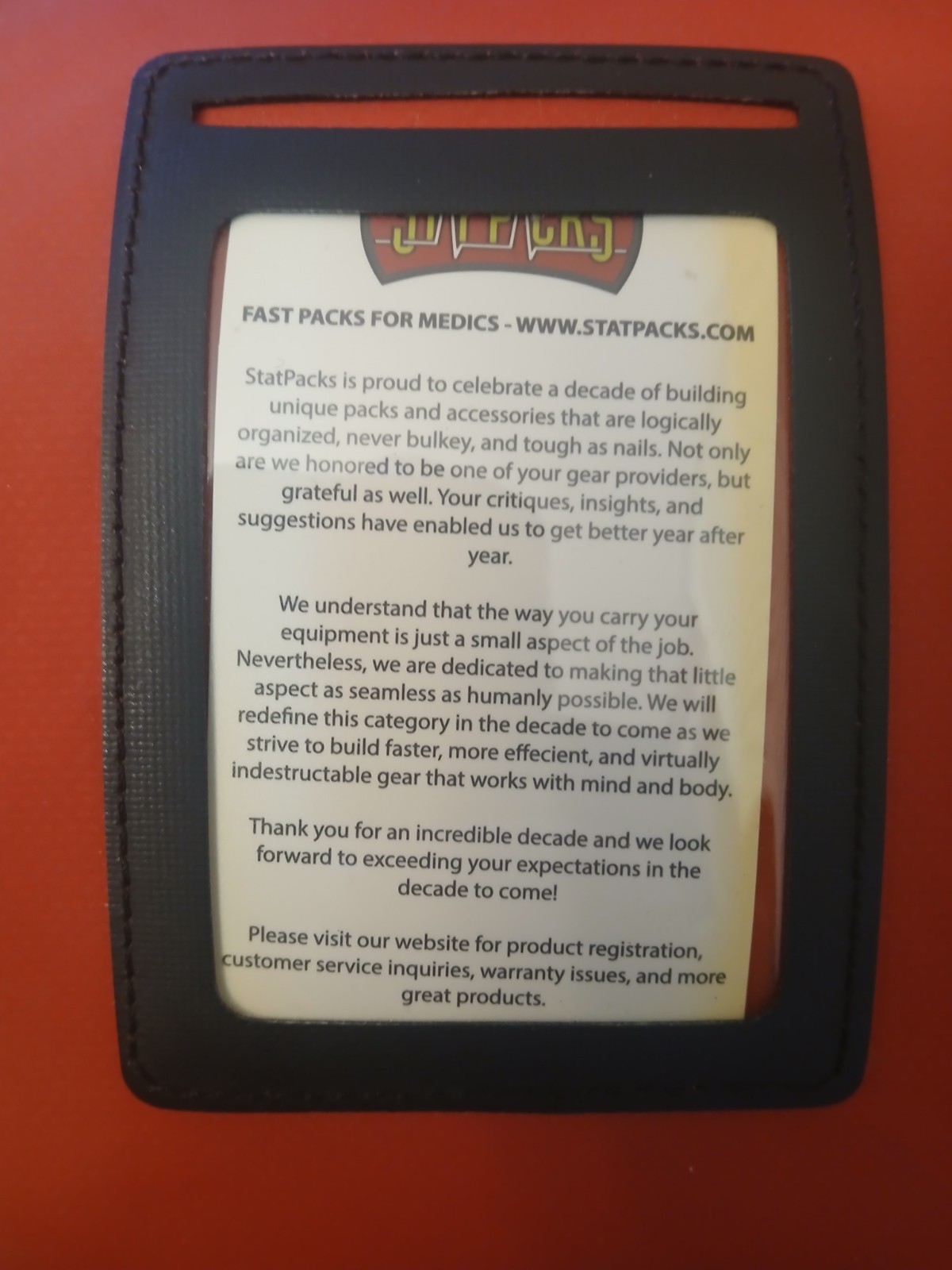 STAT PACKS G3 QUICKLOOK BACKPACK AED. New W/O Tags. Designed For AED & SUPPLIES.
