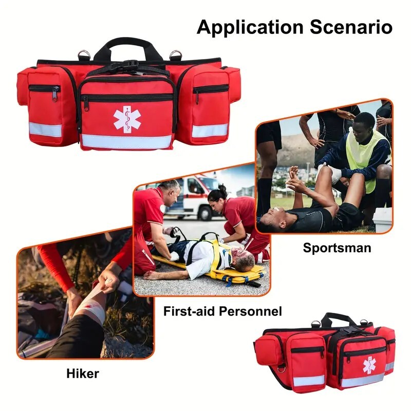 🎯 First Aid EMT Waist Bag Medical Supplies Trauma First Responder Waist Bag