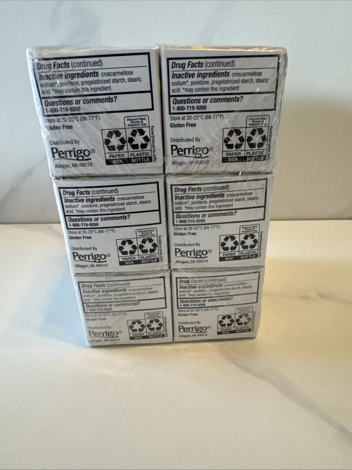 6 Pack GoodSense Acetaminophen Regular Strength Pain Reliever 100 Tablets Each