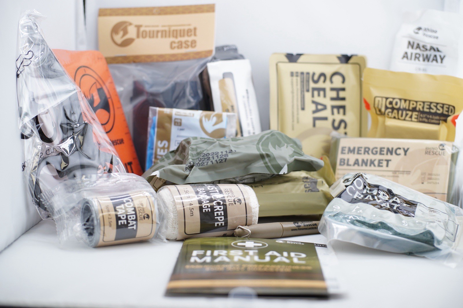 Rhino Rescue Emergency Trauma Kit Military Survival First Aid