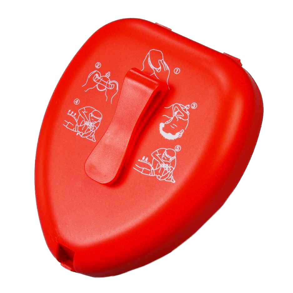 CPR Rescue Mask Kit: Adult/Child/Infant Pocket Resuscitator with Hard Case