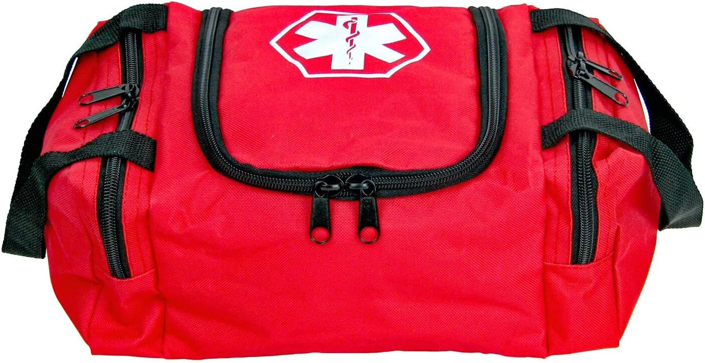 Dixie EMS Dixigear Empty First Responder II Bag 10.5" x 5" x 8" – Red