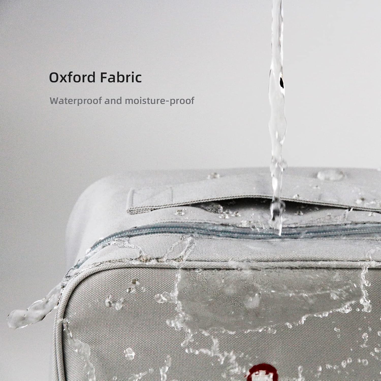 Durable Travel Medicine Bags – Waterproof First Aid Organizer in Oxford Grey
