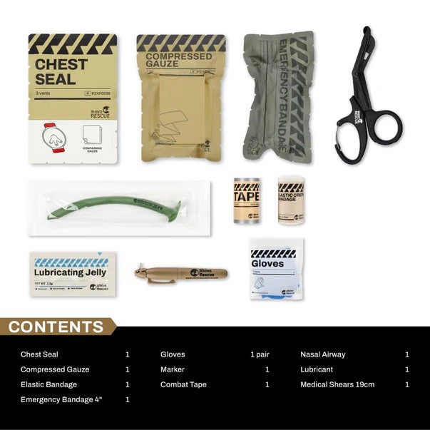 Rhino Rescue RR ATACS Full IFAK Molle NEW with Tags Woodland Camo