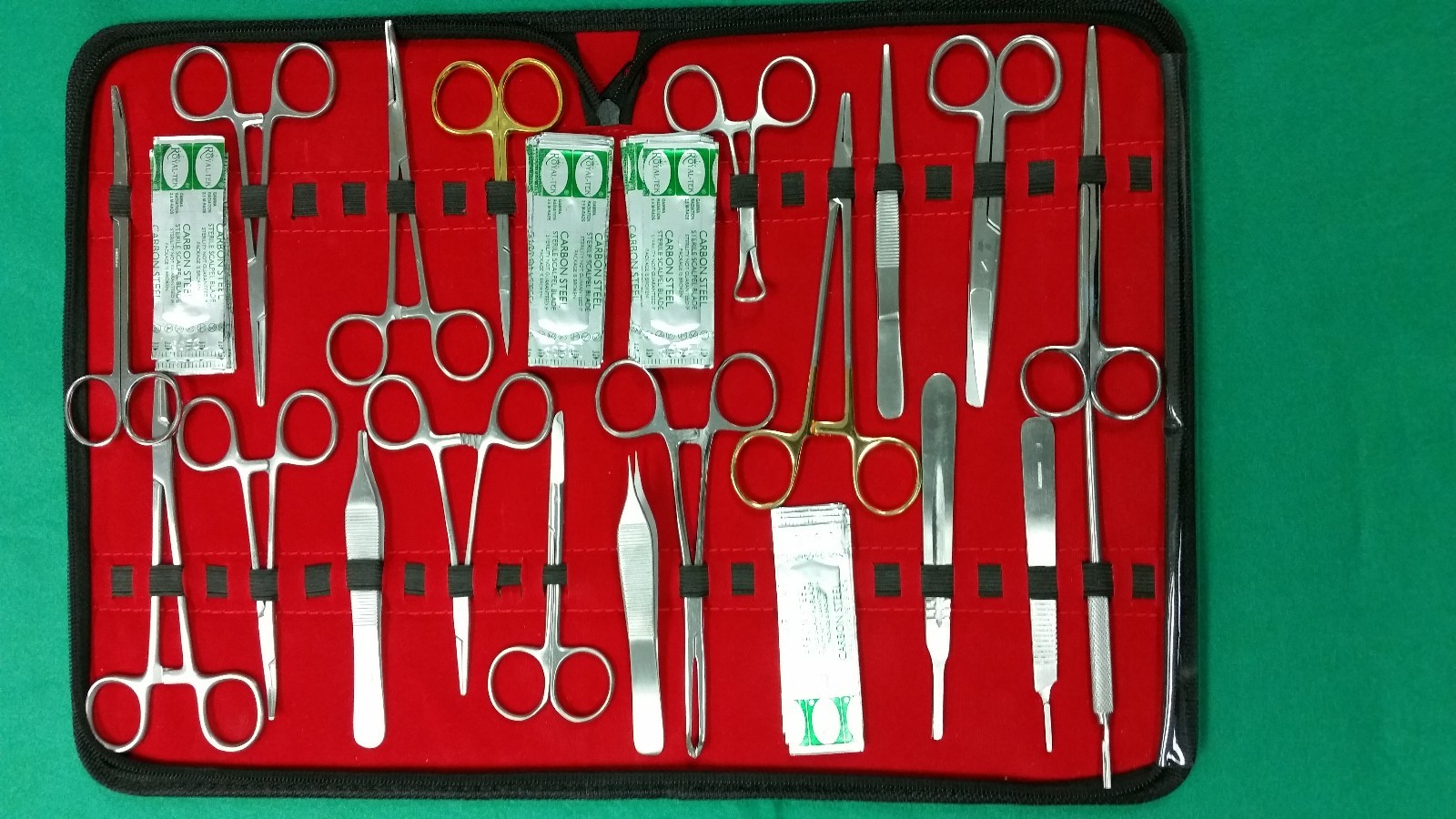 83 PCS O.R Surgical Instrument Kit Survival Emergency First Aid Military Case