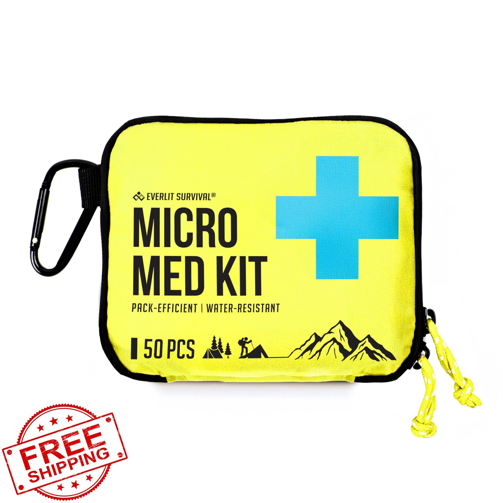 EVERLIT Ultralight Mini First Aid Kit, EDC Medical Kit, Water-Resistant EDC M…