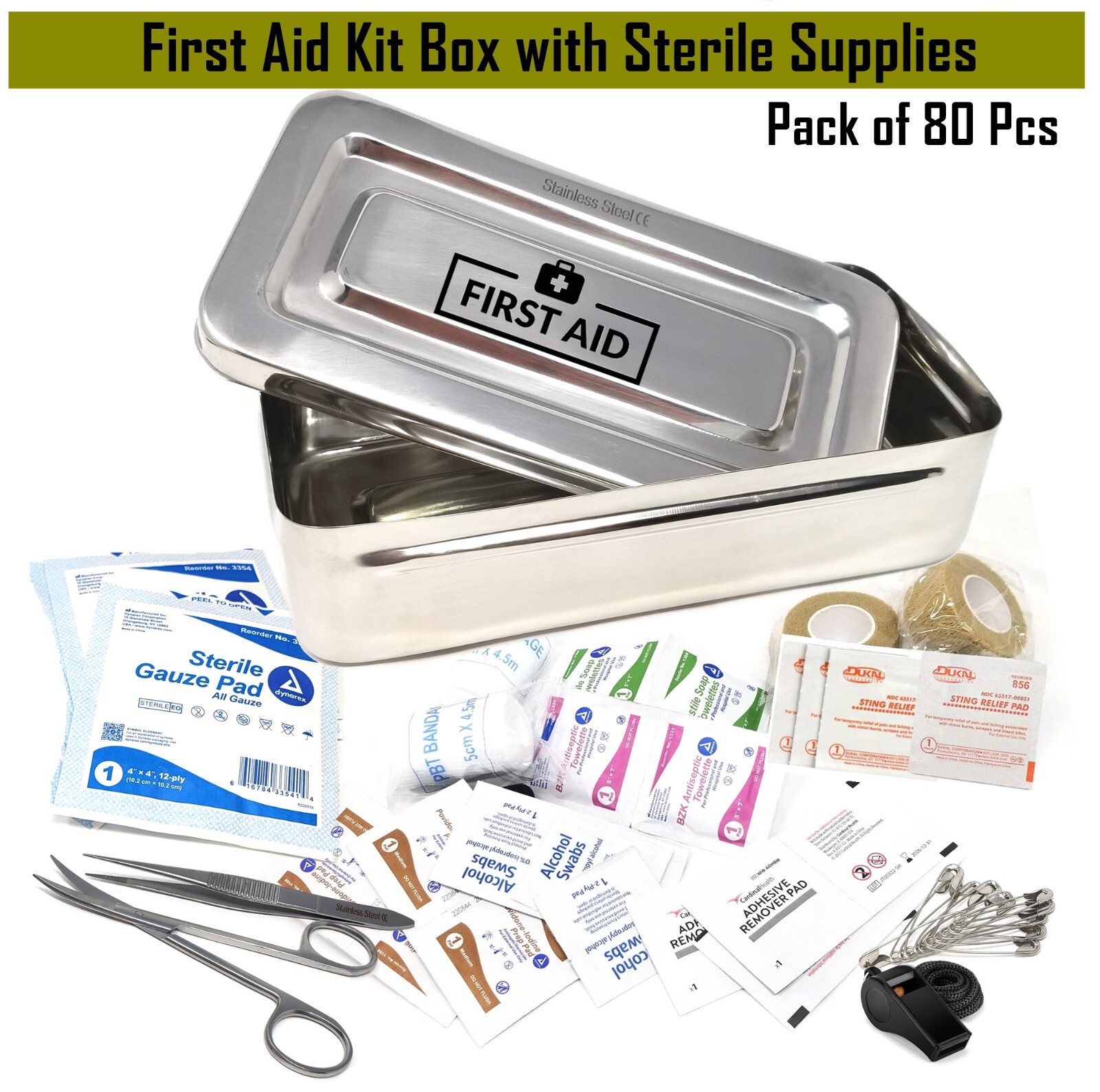 Personal First Aid Kit – Emergency Trauma Supplies – Auto Medical Kit – IFAK