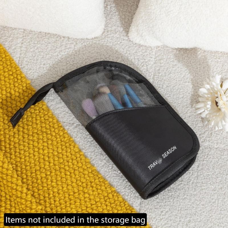 Transparent Zippered Makeup Bag, Travel Makeup Bag, Makeup Brush Storage Bag
