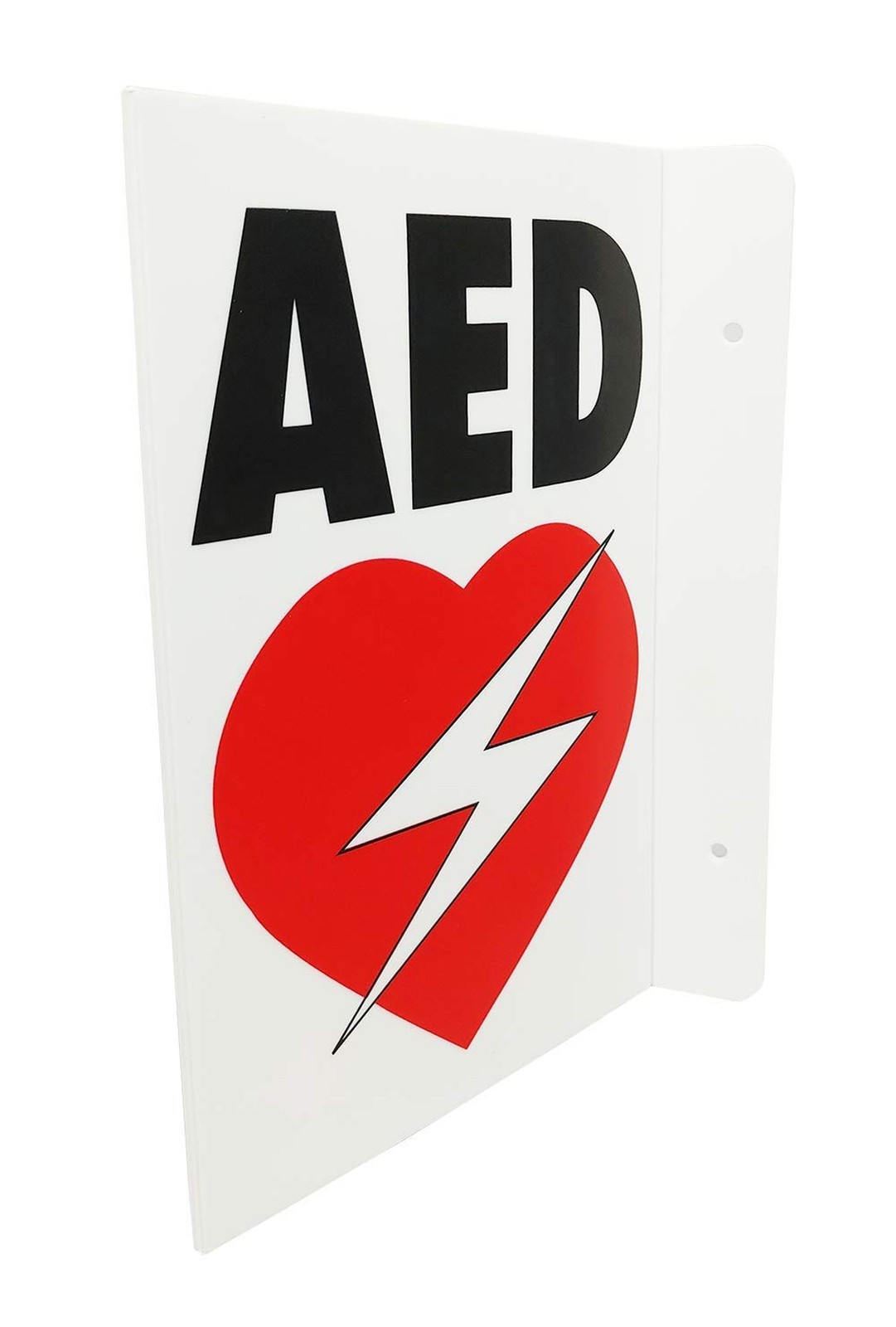 CPR Savers Foldable Panel AED Wall Sign for Business, School, Restaurant, Off…