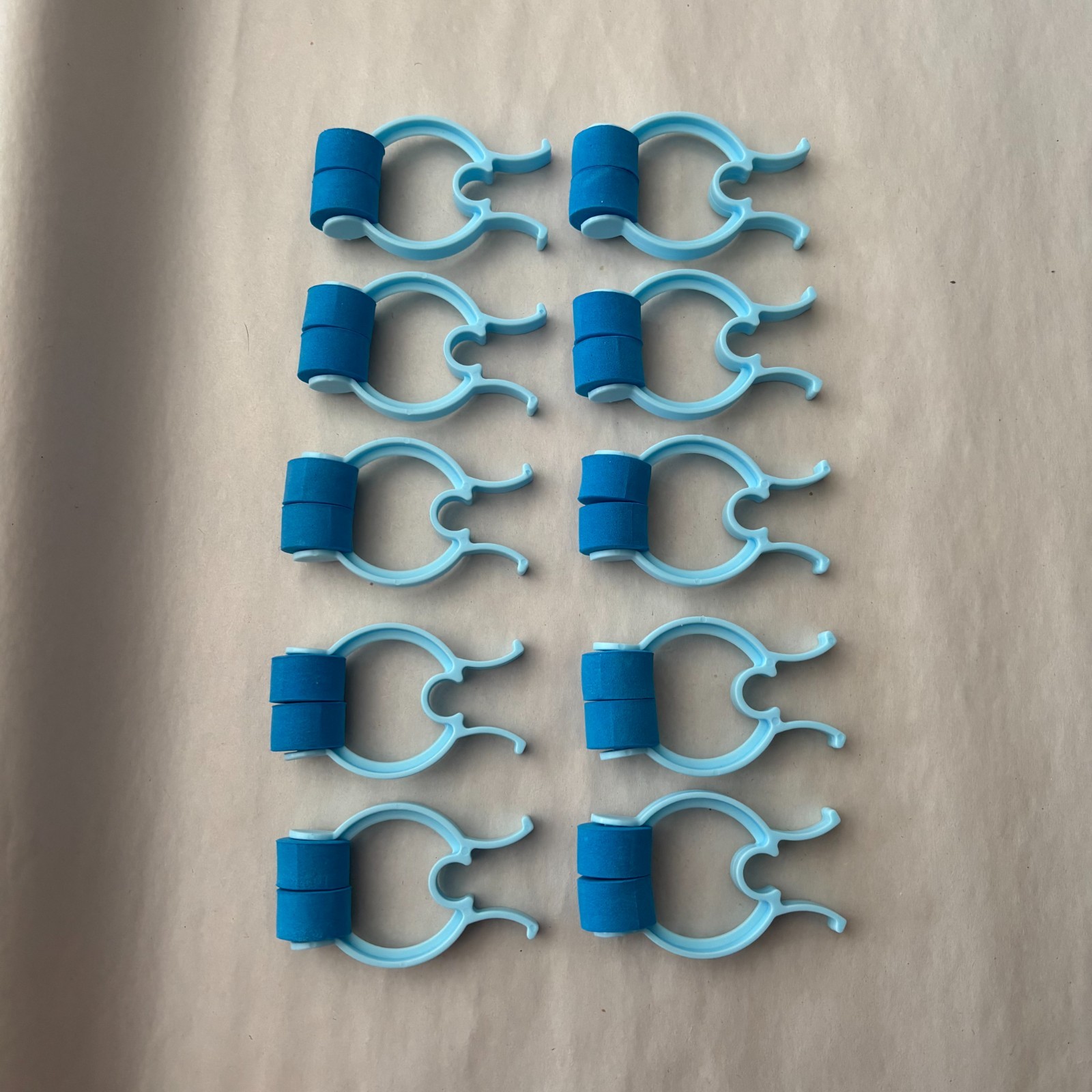 Thinp 10 Pieces Nose Stop Clips, Bleed 6.5*4cm/2.55*1.57inch, Blue – 10