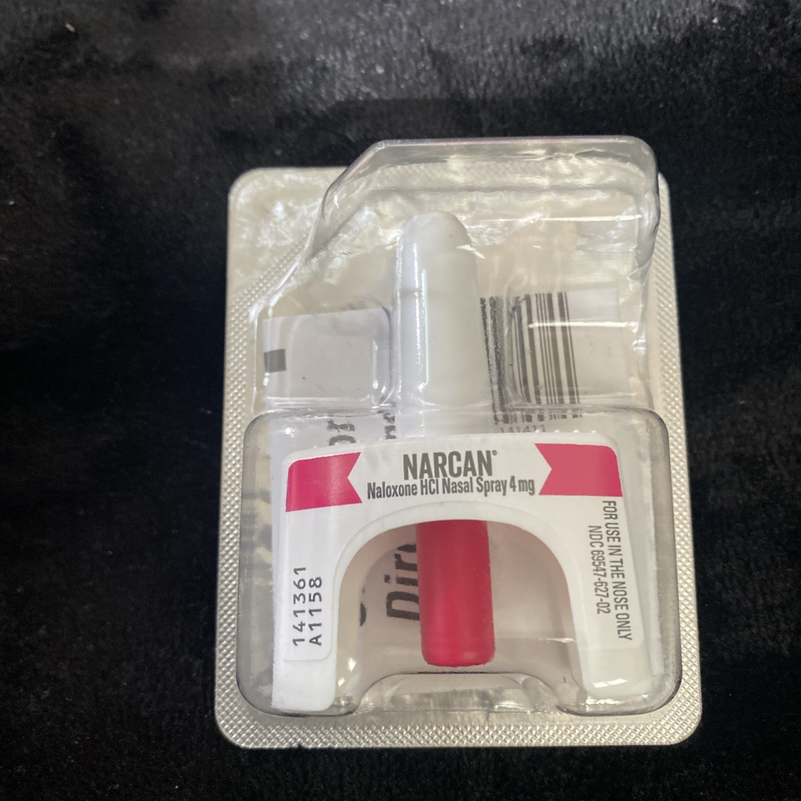 Overdose Narcan Rescue kit inc Naloxone, gloves and Rescue breathing shield