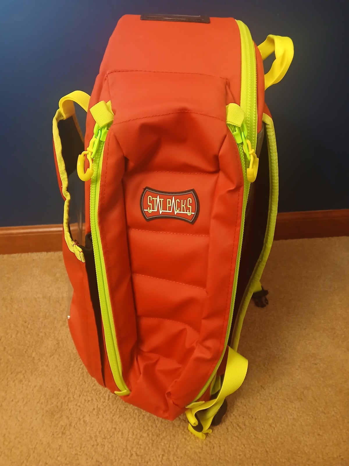STAT PACKS G3 QUICKLOOK BACKPACK AED. New W/O Tags. Designed For AED & SUPPLIES.