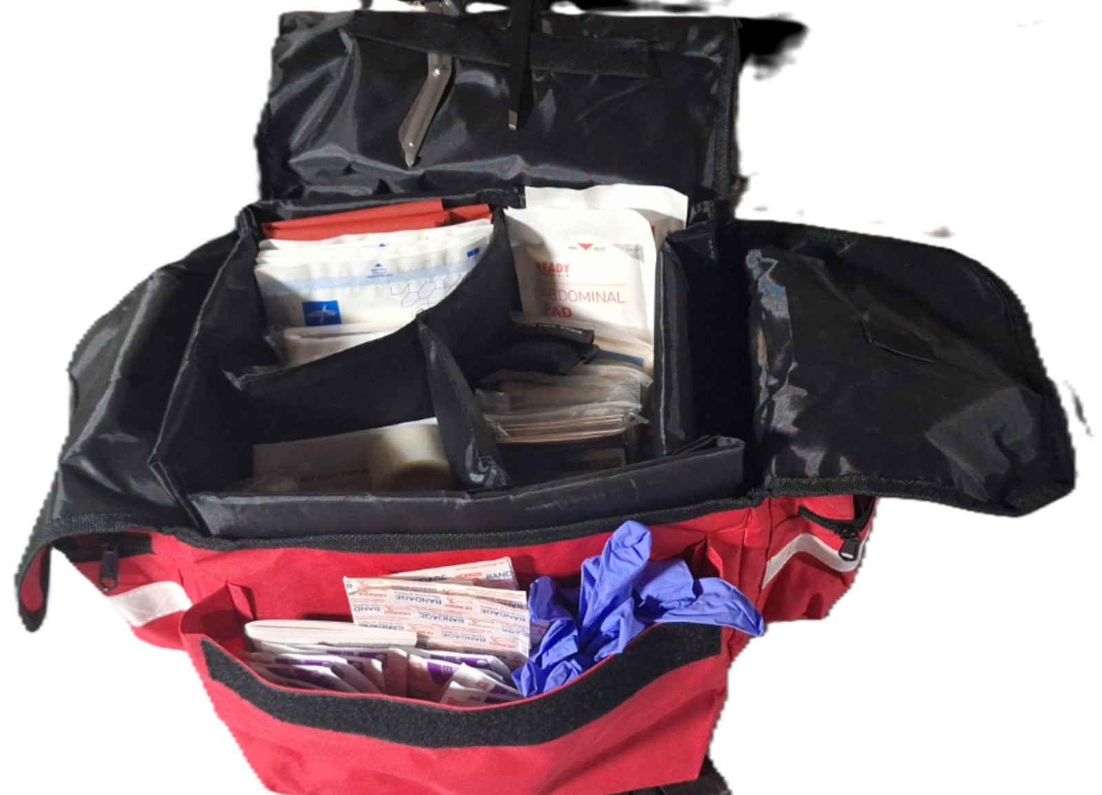 Basic First aid first responder kit fully stocked ready for any emergency