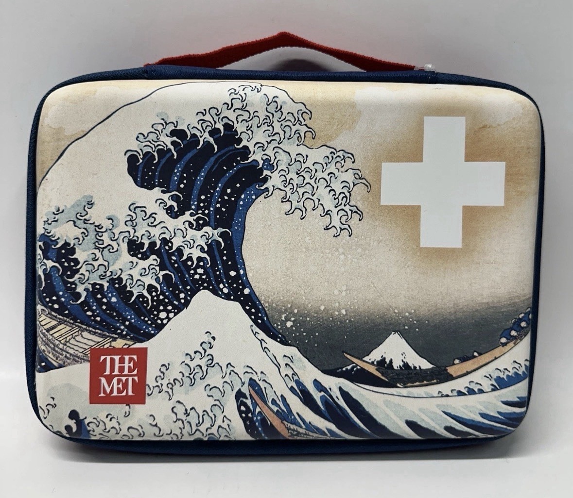 THE MET Band-Aid First Aid Kit Designer Bag, The Wave Katsushika Hokusai, Ltd Ed