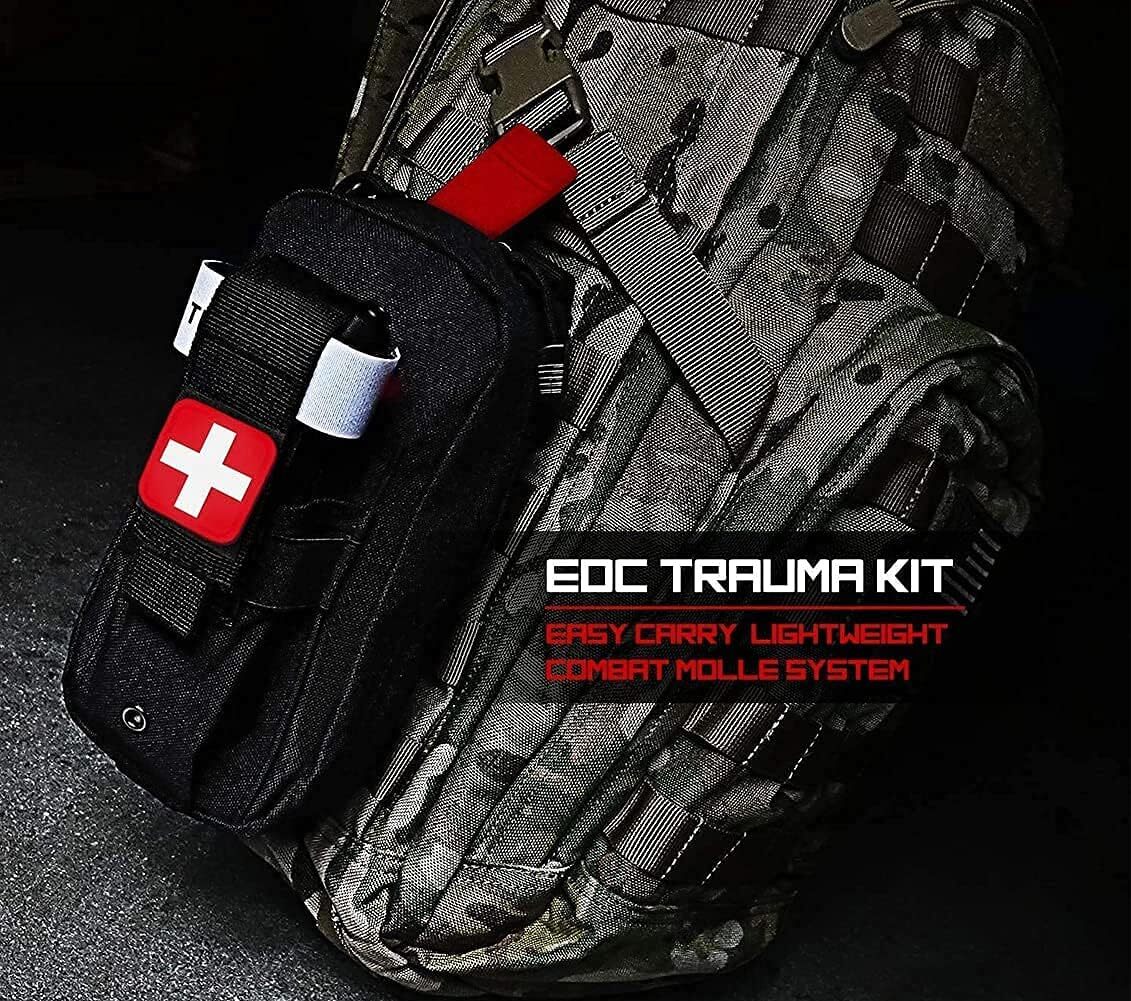 Tactical Molle First Aid Pouch Small Trauma Kit IFAK Pouch Emergency EMT Med Kit