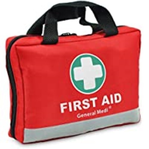 First Aid Kit in Reflective bag Emegency Blanket Eyewash 309 Pieces
