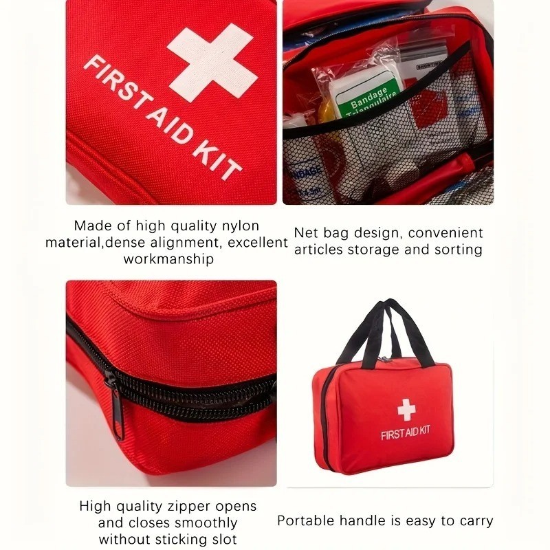 260pcs Deluxe First Aid Kit – Emergency Medical Supplies for Home Office