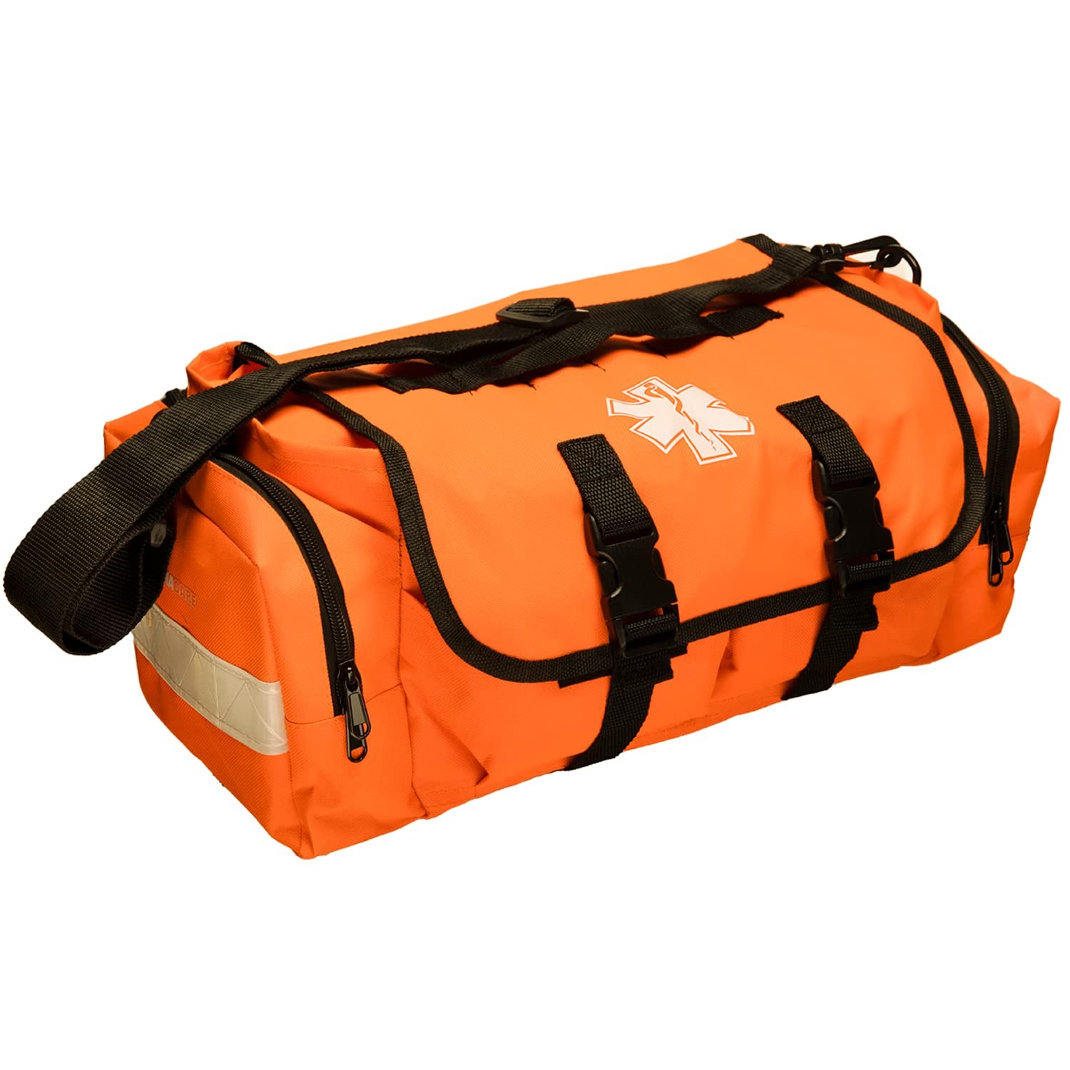 Empty First Responder Bag, 15"x9"x8", Trauma First Aid Carries w/Multi Compar…