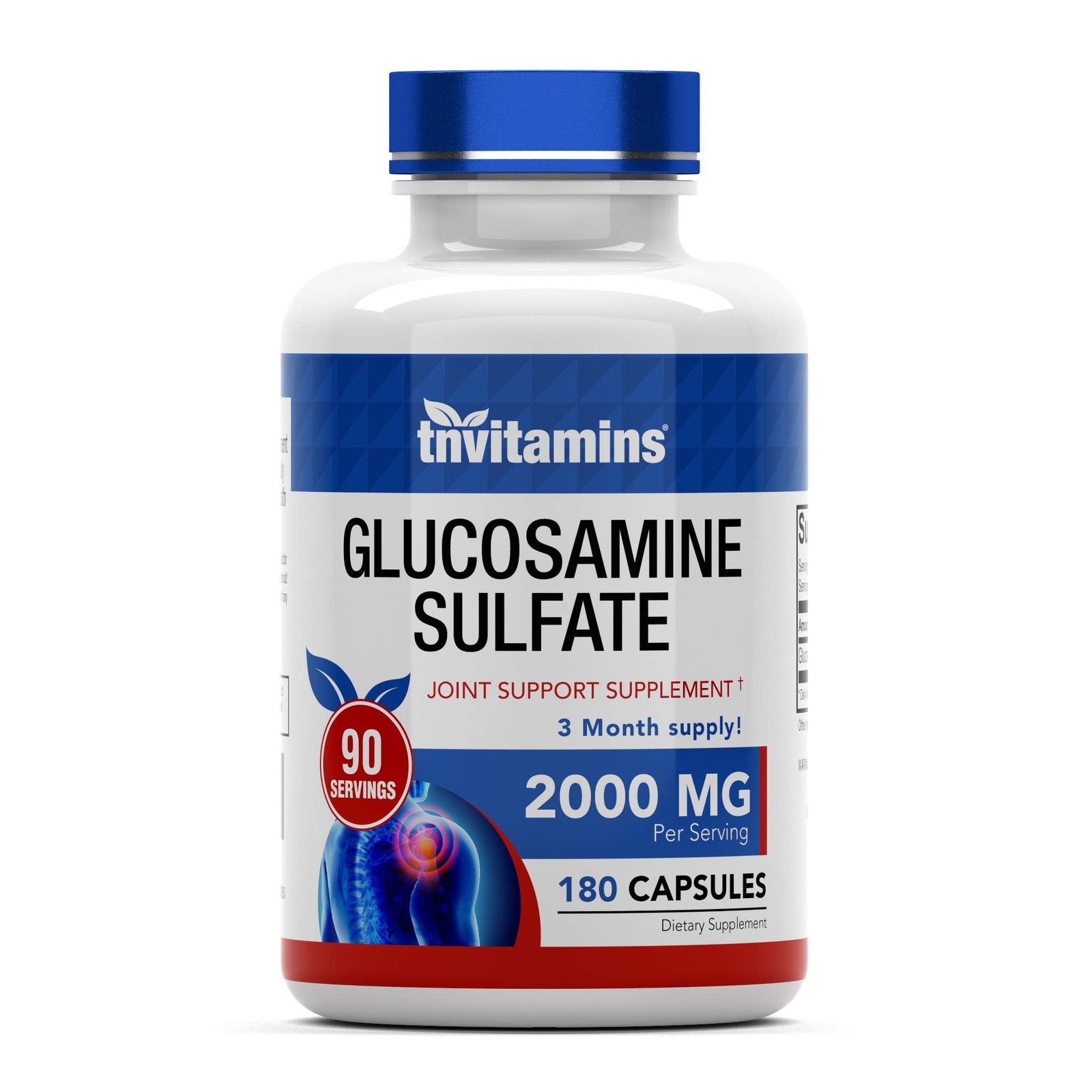 Glucosamine Sulfate 2000 MG (180 Count) | Joint * for & Men | Produced in The…