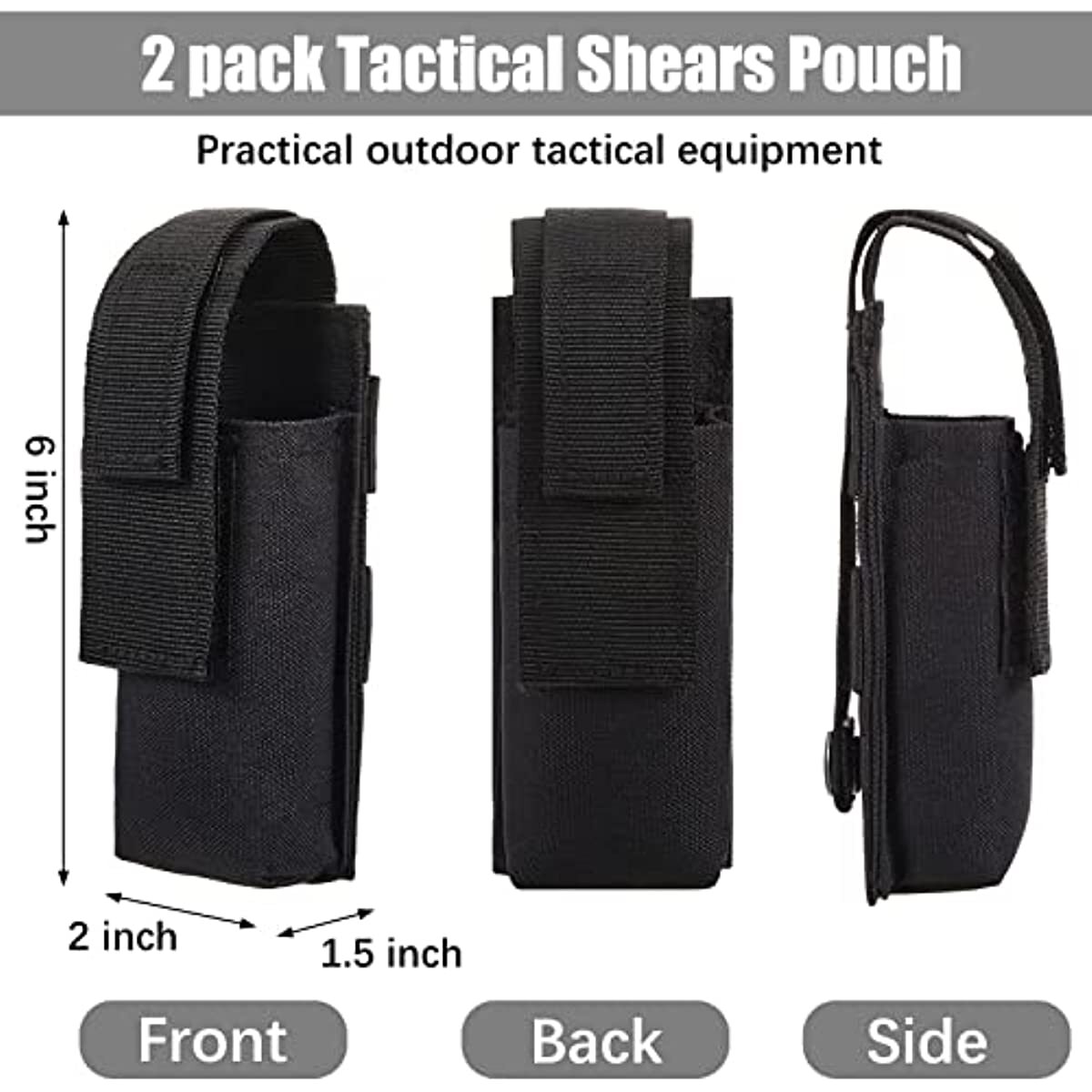 Tactical Molle Tourniquet Pouch Holder EMT EMS Belt Loop Strap Trauma Shear Slot