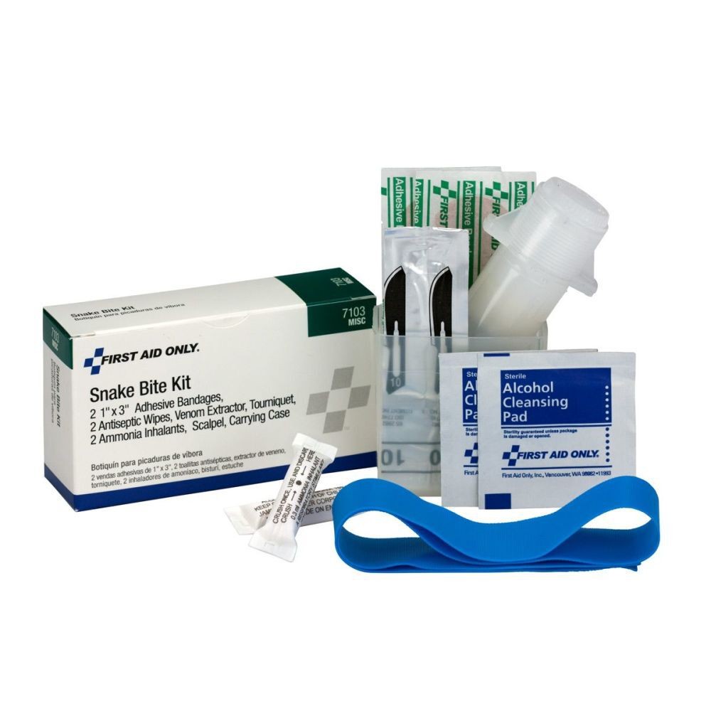 First Aid Only Snake Bite First Aid Kit 10Pc