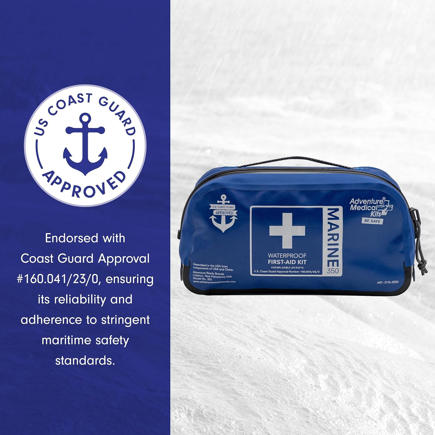 Marine Series Medical Kit – 350 – Boat First Aid Kit for 6 People 2 Hours from C