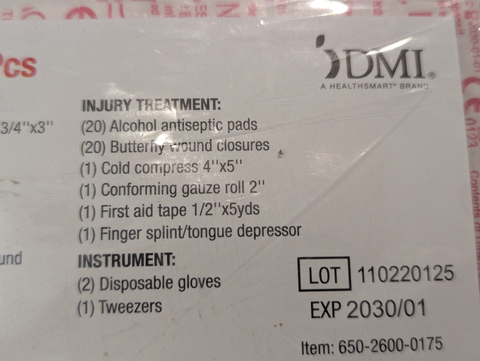 DMI 175-Piece First-Aid Kit, All-Purpose Use for Minor Cuts & Scrapes Bandages