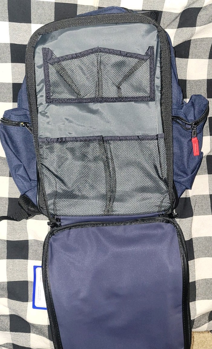 NEW Hopkins Medical Century Plus Home Care Backpack – Navy Blue