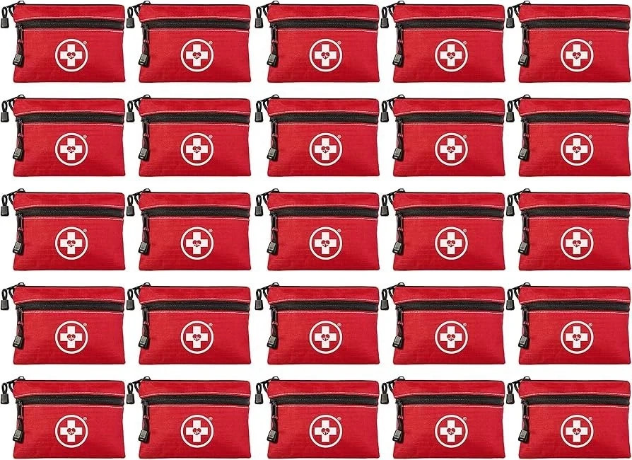Swiss Safe 2-in-1 First Aid Kit, Bonus Mini Kit- Emergency Aid, 64 Pc, 25 Pk