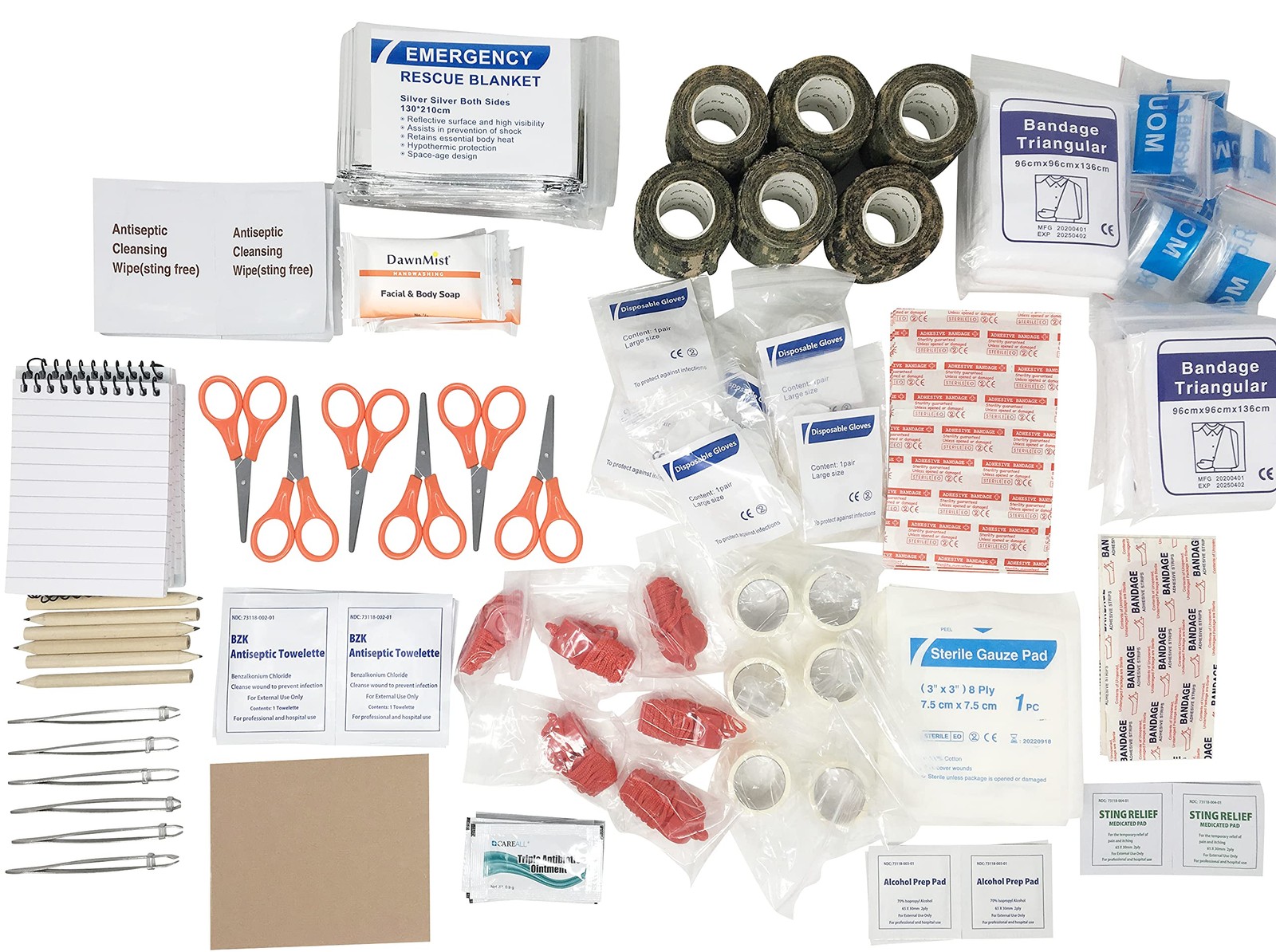 Scout Personal First-Aid Kit 6-Pack – Build-A-Kit Supply Bundle (Contains All…