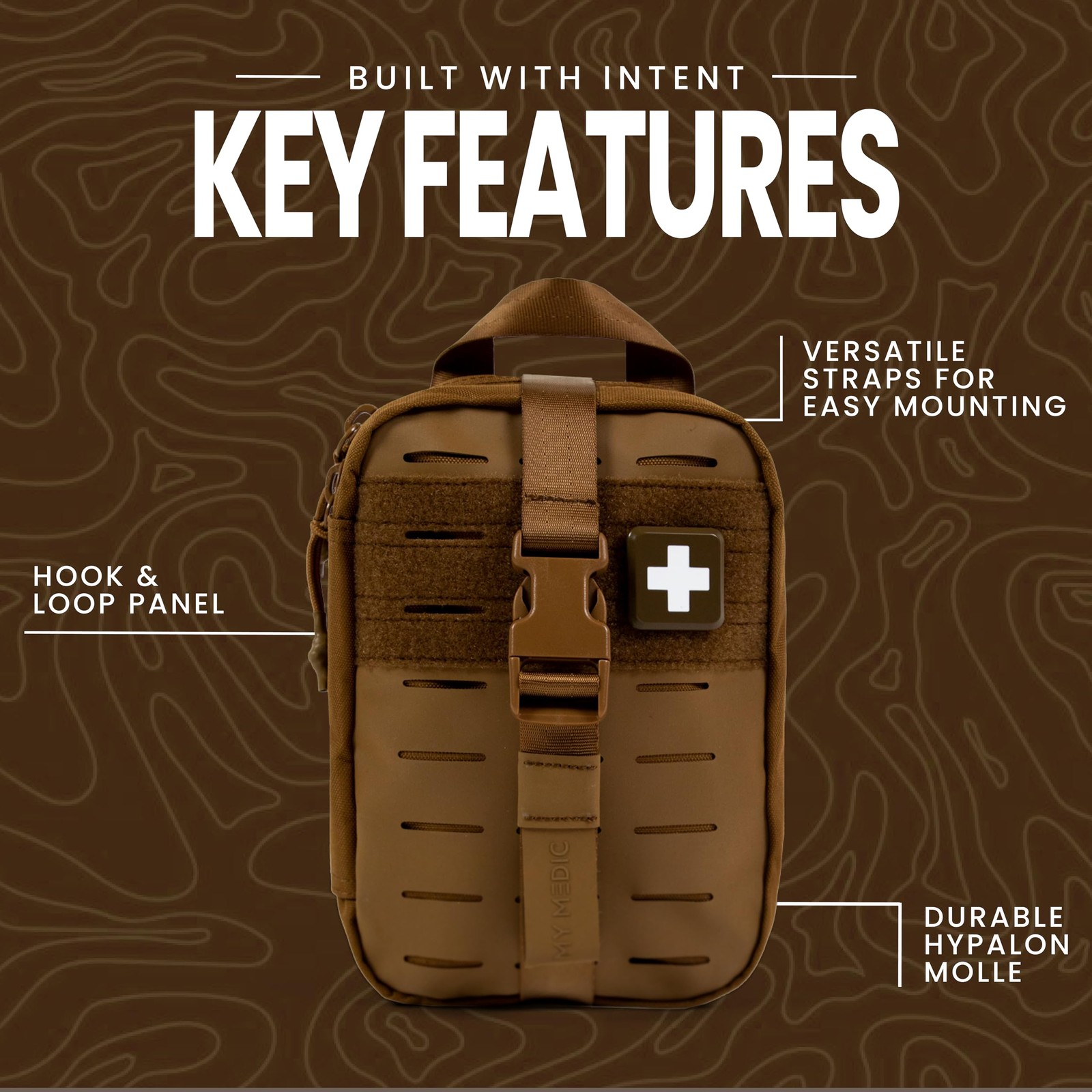 MyFak Mini First Aid Kit – Small and Lightweight for Camping Hiking and Backp…