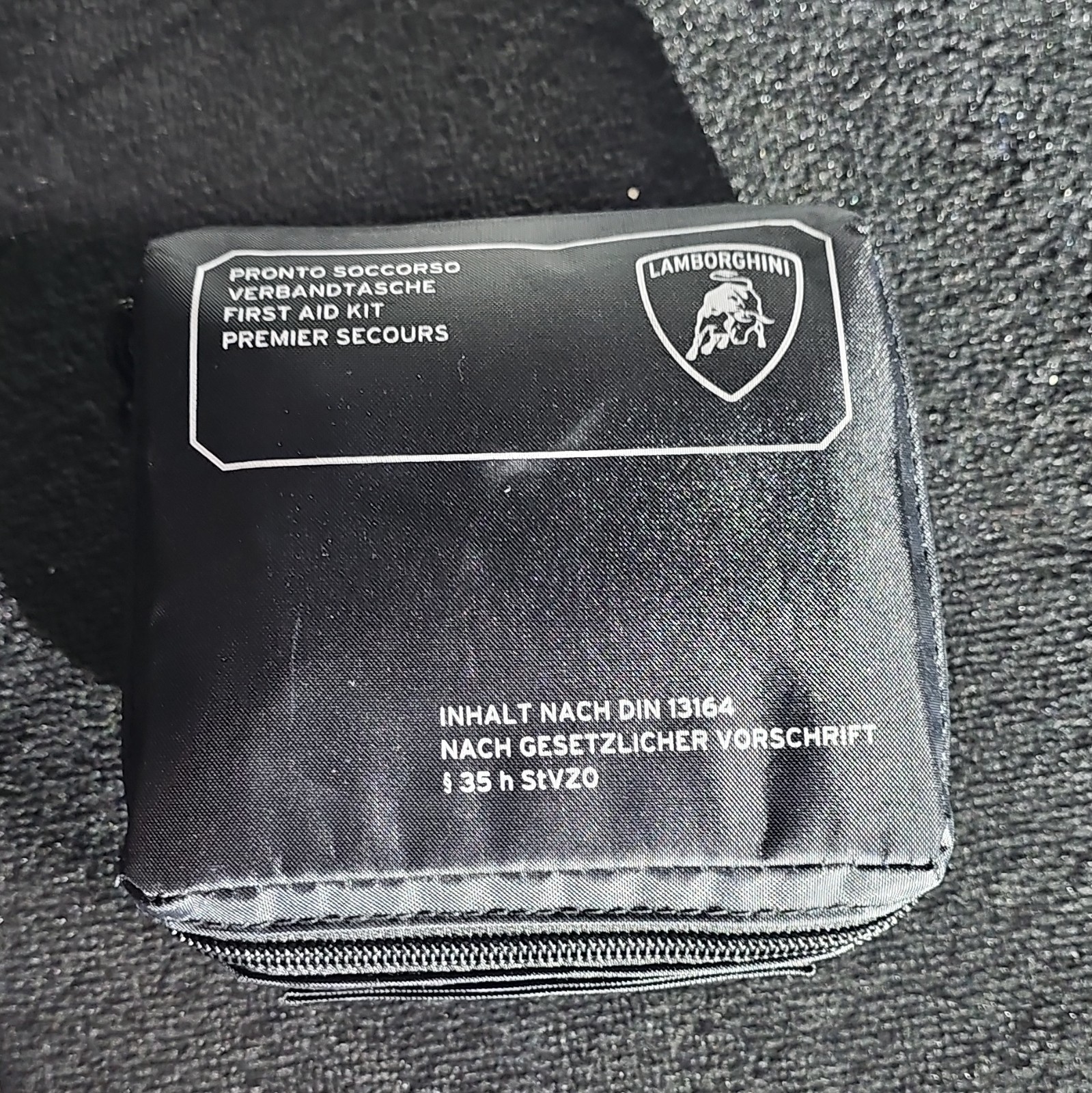 Lexus Genuine First Aid Kit Emergency Medical Safety Travel Pack Black OEM used