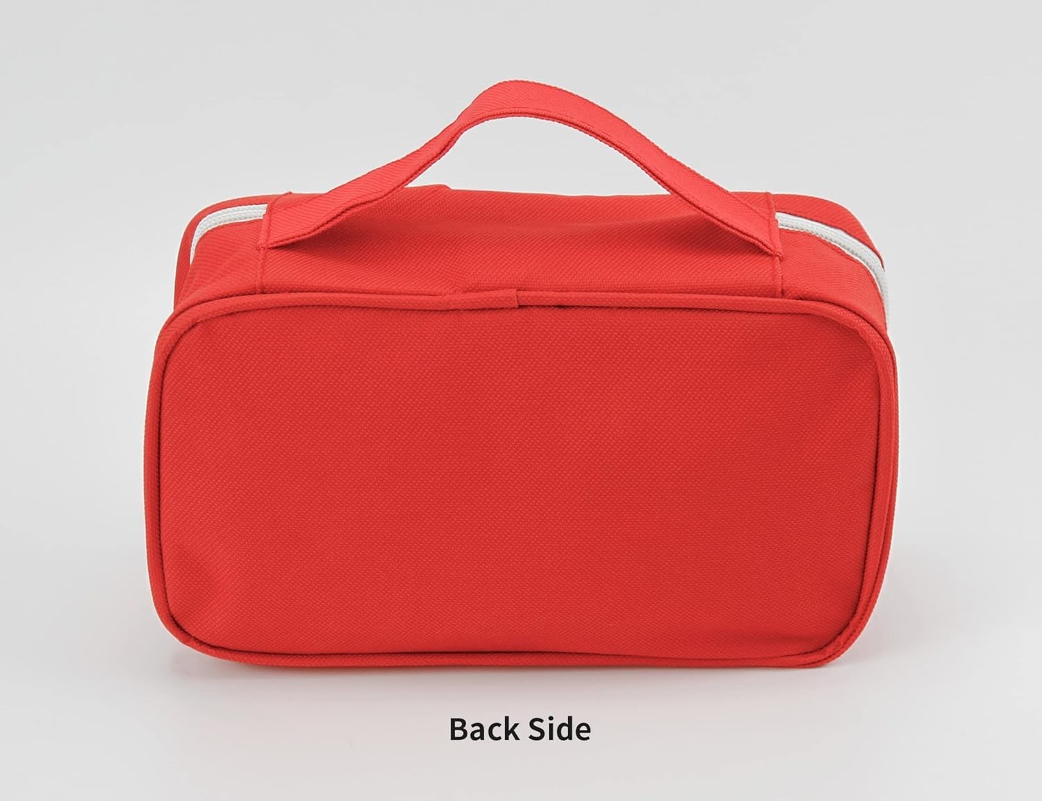 Portable Empty First Aid Kit Bag, Red Travel Medicine Pouch Small Medical Bag