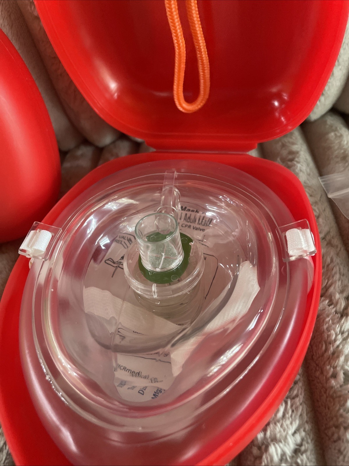 Set Of 2, MCR Medical CPR Rescue Mask, Adult/Child Pocket Resuscitator, Gb1