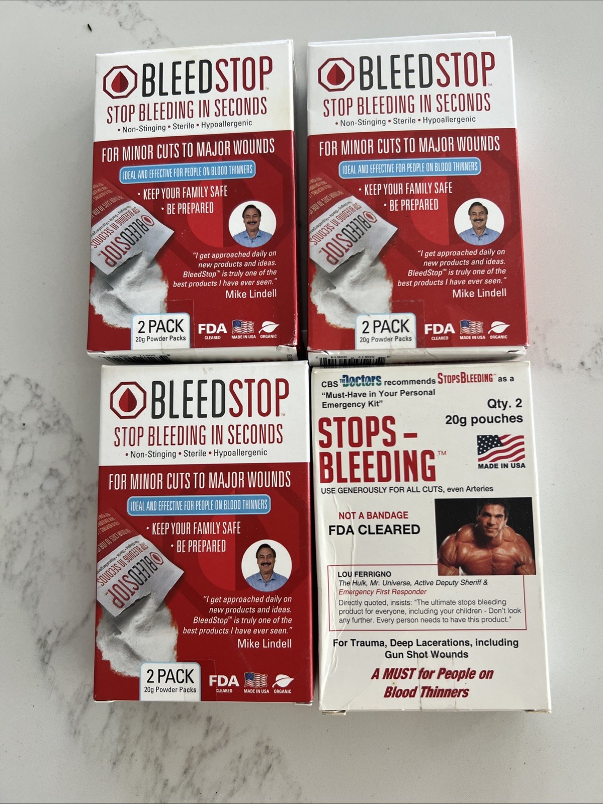 Bleed Stop Lot Of 4 Expired